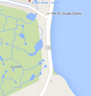 a map of the location of the hotel.